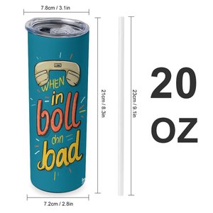 Vaso de Acero Inoxidable de 20 oz, Aislado al Vacío, Diseño Personalizado, Reutilizable, para Viajes - Product Image 1