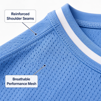 Ensemble de maillots de sport surdimensionnés personnalisés multicolores, impression par sublimation 3D, maille respirante, vêtements d'équipe OEM/ODM