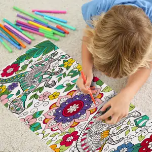 Giant Coloring Posters Mandala Animals Jumbo DIY Drawing Paper Large Coloring roll of paper