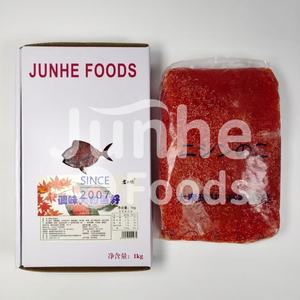 A granel 500g Caviar de colores Perlas Frozen Japanese <span class=keywords><strong>Tobiko</strong></span> Salted Flying Fish Roe en caja de embalaje - Product Image 6
