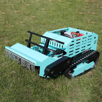 Tondeuse robotisée diesel la plus vendue, certifiée CE EPA, tout-terrain, avec lame à fléaux télécommandée et accessoire lame à neige