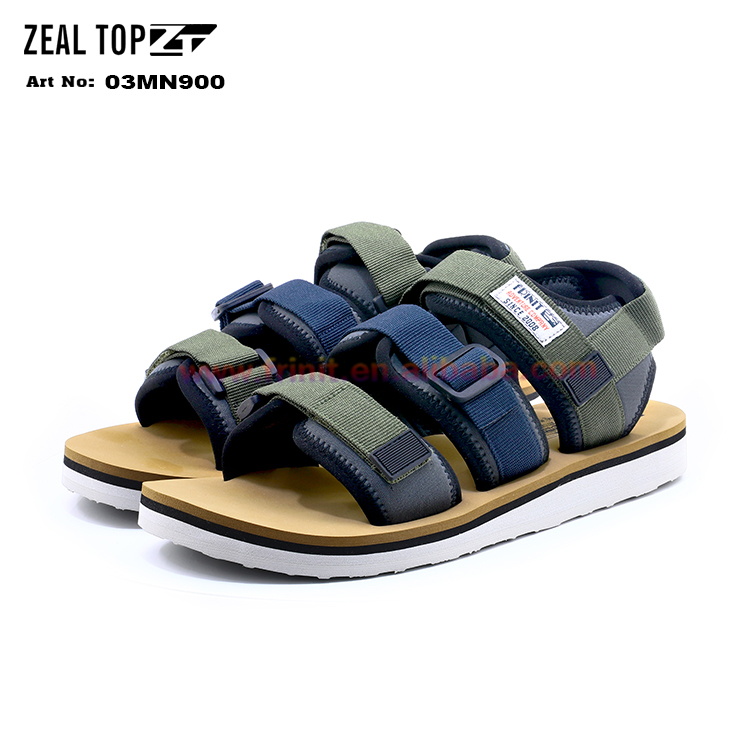 New summer high quality shoes mens footwear designer microfiber sports sandals for men low price