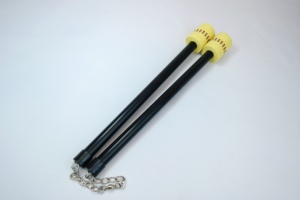 Nunchakus de Combate - Nunchaku <span class=keywords><strong>con</strong></span> Empuñadura de Silicona Antideslizante y Construcción de Aleación de Aluminio |   Estable y Ligero para Entrenamiento de Rendimiento en Condiciones de Incendio - Product Image 4