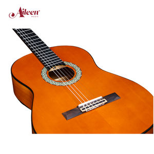 Guitarra flamenca Winzz Solid Top 39 "Guitarra clásica Trastes de extremo redondo (WCG190) - Product Image 2