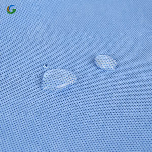 Golden 100% polyproplene PP Blanco/azul Médico SMS Spunlace Tela no tejida Tela Sms - Product Image 3