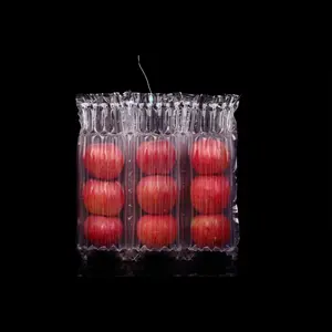 Sac de protection gonflable sac de colonne d'air sac d'emballage en plastique à bulles d'air pour pomme de fruits