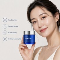 Serum Anti Penuaan Label Pribadi GHK-CU Copper Peptide Pengencang Anti Kerut Menghaluskan Garis Halus Serum Wajah