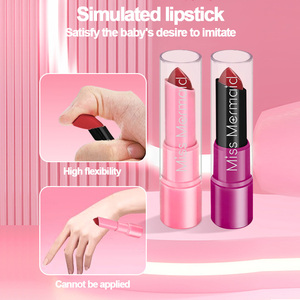 Dropshipping Shopfiy Ensemble de maquillage en plastique non toxique pour filles et enfants, kit de jouets de simulation cosmétique pour enfants, - Product Image 5