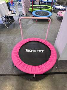Trampoline <span class=keywords><strong>Techsport</strong></span> à motifs d'animaux pour enfants, outil d'exercice Happy Expression pour enfants de 3 à 7 ans à l'intérieur - Product Image 5