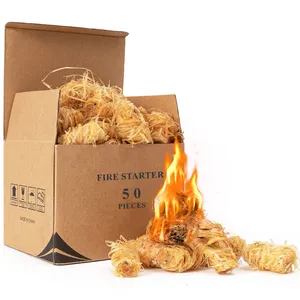빠른 점화 자연 Firestarters 바베큐 모닥불 벽난로 화재 스타터