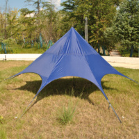 Bâche de camping 10x10 pieds, hamac imperméable à l'eau, parasol de plage, bâche extérieure durable pour auvent tous temps