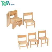 TOP Montessori Maternelle Tabouret Empilable Childcarere Center Early Préscolaire Toddler Nursery Daycare Chaise D'étude En Bois Siège