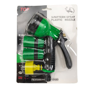 Pistola de Agua para Lavado de Autos, de Plástico Premium, Cómoda, Portátil, con Cabezal Giratorio y Punta Ajustable (Verde) - Product Image 1