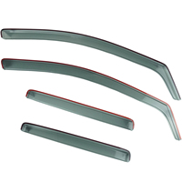 Kit de déflecteurs pare-vent, pare-pluie et pare-soleil gauche et droit, 4 pièces, pour VW Golf VII MK7 Hatchback 2012-2020 5 portes