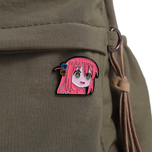 Cool <span class=keywords><strong>Rock</strong></span> música dibujos animados Anime chica esmalte Pin lindo personaje broche solapa mochila insignia joyería de moda regalo para amigos - Product Image 3