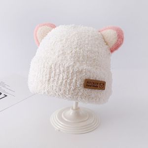 Winter Niedliche Baby Strick mütze mit Ohren Kind Kleinkind mütze Gestrickt Warmer Gehörschutz Herbst Winter Kinder - Product Image 6