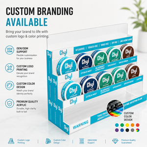 Exhibidor de Acrílico Personalizable de 4 Niveles para Snus, para Tiendas Minoristas, Tiendas de Tabaco, Chicles, Bolsitas de Snus, Soporte para Exhibición de Latas - Product Image 2
