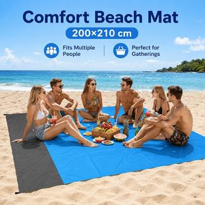 Outdoor Sand Free Mat Quick Drying Proof <b>Beach</b> <b>Blanket</b> - Product Image 2