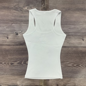<span class=keywords><strong>Chaleco</strong></span> Deportivo Casual Personalizado al por Mayor, <span class=keywords><strong>Chaleco</strong></span> Básico sin Mangas con Nervaduras para Yoga, Fitness y Ropa Urbana, Camiseta sin Mangas para <span class=keywords><strong>Mujer</strong></span> - Product Image 2