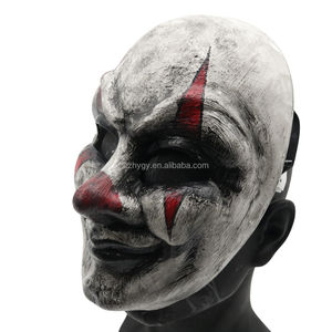 Horreur Effrayant Style Fou Halloween Tueur Joker Masque Cosplay Burning Man Party Thème Costume Décoration - Product Image 5