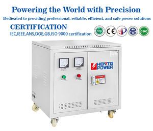 HENTG POWER 三相5KVA <span class=keywords><strong>380V</strong></span>/220V 自動降圧変圧器 小型モーター試験および機器メンテナンス用 - Product Image 2