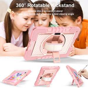 Hot Bán <span class=keywords><strong>Survivor</strong></span> 360 Xoay Dây Đeo Tay Rugged Chống Sốc Máy Tính Bảng Fundas Capa Cho <span class=keywords><strong>iPad</strong></span> 10.2 7 8th 9th Gen Phụ Kiện Trường Hợp - Product Image 5