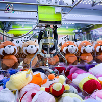 Игровой автомат Claw Doll (Кран-машина) для 4 игроков от Naughty Dog Entertainment, с разноцветной подсветкой, для парков развлечений, новая модель, монетоприемник, 110В/220В