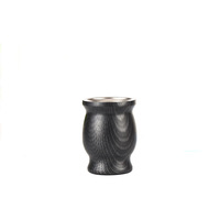 BORGE Tasse de gourde Yerba Mate en forme de taille argentine de 8oz isolée sous vide en acier inoxydable à double paroi personnalisée