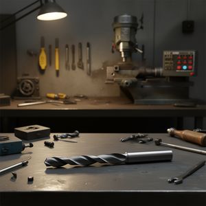 Fervi Helical Cylindrical Carbide <b>Drill</b> <b>Bit</b> Metric Short Length Straight Shank Right Hand DIN Standard for Metal Drilling - Product Image 3