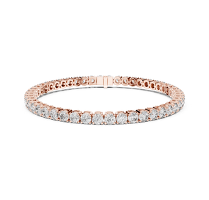 Bracelet de luxe en diamants de laboratoire, bracelet tennis en or, bijoux fins, accessoire de mode contemporain de créateur - Product Image 6