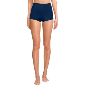 Short de bain taille haute pour femme en Spandex et Polyester UPF50+ à séchage rapide, idéal pour la compétition - Product Image 1