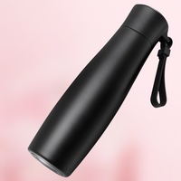Botol termos Stainless Steel 400ml, tampilan suhu LED, pengingat cerdas Modern minum langsung untuk olahraga luar ruangan