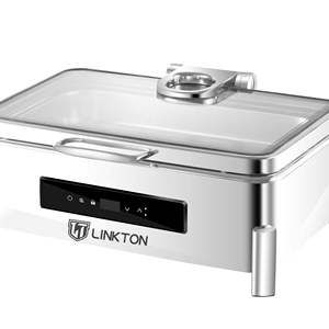 Chauffe-Plats Rectangulaires Électriques Hydrauliques de Luxe en Acier Inoxydable pour Buffets, Traiteur et Mariages - Product Image 1