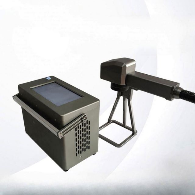 High Performance Portable Laser Fiber Optic Handheld Small Industrial Laser Marking Machine Portable Metal Coding Engraving