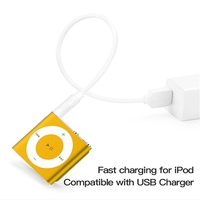 Kabel Pengisi Daya USB Grosir Kingmega 3.5mm ke USB 2.0 Kabel Data Klip Tembaga untuk iPod