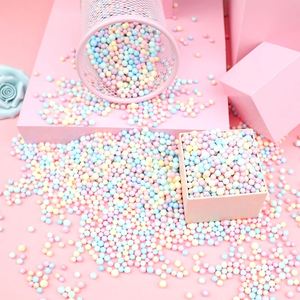 Macaron Theme Wedding Favor <b>Boxes</b>, Crinkle Paper Decor, Modern <b>Party</b> Decor Supplies, Foam Balls Gift Packaging, China OEM, - Product Image 3
