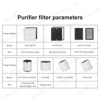 Filtre HEPA H13 LEXING avec charbon actif pour purificateur d'air Levoit Core 300/400s/100rf, neuf
