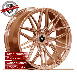 Ruedas forjadas personalizadas, cepillo para pulir el VEO-5, oro rosa cromado, 5x112, 5x120, para Rolls <span class=keywords><strong>Royce</strong></span>, BMW X3m, Mercedes Condition, nuevo - Product Image 1
