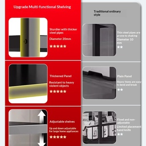 Estante de Cocina Metálico de Alta Calidad, Multifuncional, de Múltiples Niveles, Independiente, Multiusos, para Almacenamiento en la Cocina - Product Image 4