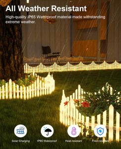 <span class=keywords><strong>ALADINO</strong></span> Luci a Corda LED per Esterni IP65 in Plastica, Luce Bianca Calda per Decorazioni Natalizie di Recinzioni, Cortili, Sentieri e Alberi - Product Image 4