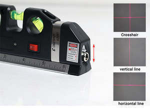 लेजर स्तर क्षितिज ऊर्ध्वाधर माप 8 फीट संरेखित मानक और मीट्रिक शासक बहुउद्देशीय माप स्तर लेजर मीटर - Product Image 6