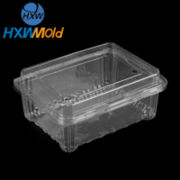 Moule de formage entièrement automatique à trois stations pour boîtes d'emballage alimentaire en aluminium, usiné CNC, à canaux chauds/froids