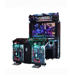 Amusement Park 55 Inch Razing Storm Arcade Gun Shooting Games Coin Operated Video Game Machine Metal <b>Plastic</b> English Lesen - Product Image 3
