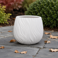 Grands pots de plantes en plastique colorés, créatifs, mignons, durables et légers avec trou de drainage pour une utilisation extérieure, pour la croissance des plantes et la décoration de la maison