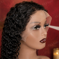Pelucas de Cabello Humano Virgen Brasileño Rizado Rubio Ceniza Largo Grado 15A Full HD 100% Cabello Humano de Proveedor Mayorista con Encaje Frontal