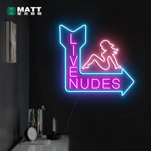 Insegna al Neon LED Personalizzata Sexy Lady <span class=keywords><strong>Live</strong></span> Nudes per Club di Danza, Bar, Ospedali, Strip Club, Decorazione Artigianale - Product Image 2