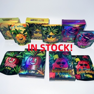Bolsas de Almacenamiento Mylar Personalizadas con Corte Troquelado para Gomitas Comestibles a Prueba de Niños de 3.5g y 7g, Dulces Exóticos Reutilizables, Combo de Caja de Empaque - Product Image 2