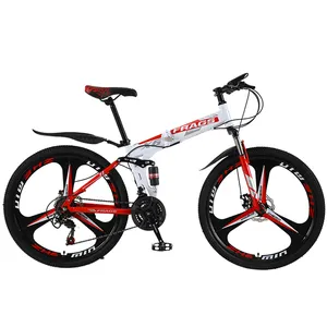 Wholesale OEM ODM cheap 21 24 27 30 speed folding suspension mtb Bicycle Mountain Bike for adult