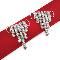 2024 petit assortiment cristal strass Bikini boucles anneaux en métal pour NPC IFBB compétition costume décoration utilisation sur ceintures sacs