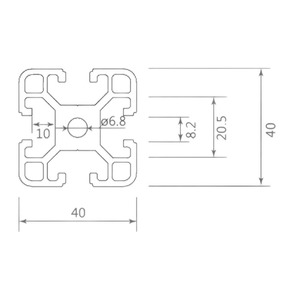 맞춤형 곡선 알루미늄 압출 프로파일 4040 벤딩 서비스 아치 구조 프레임워크용 CNC 가공 - Product Image 3